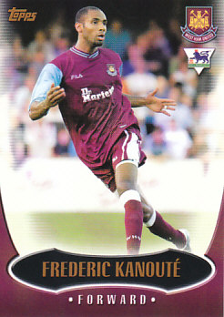 Frederic Kanoute West Ham United 2003 Topps Premier Gold #WH3